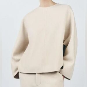 Zara Oversized Wool Blend Sweater